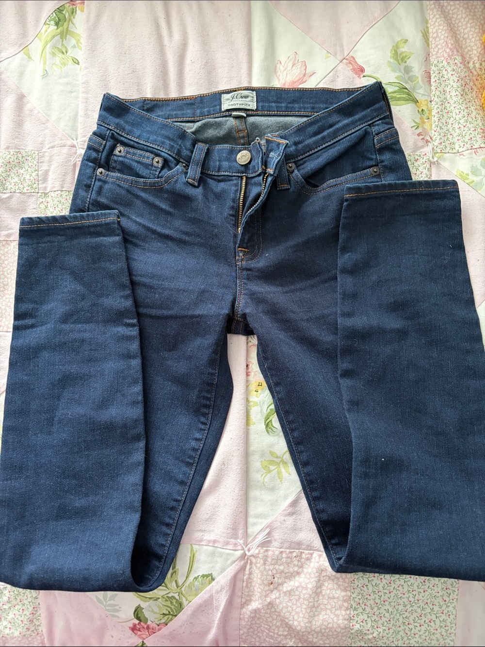 J. Crew Dark Indigo Skinny Jeans